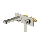 Wall Mounted Bathroom Faucet – Solid Brass Construction, 35mm Ceramic Cartridge-AB002001 Brushed Nickel