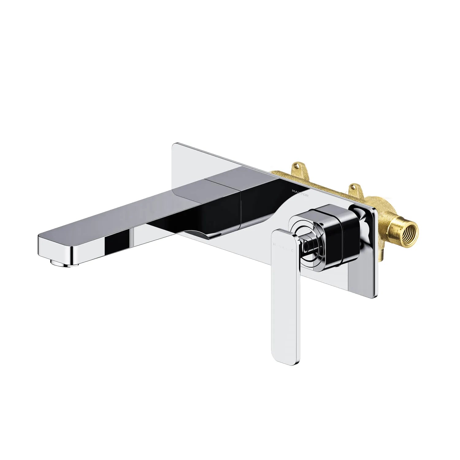 Wall Mounted Bathroom Faucet – Solid Brass Construction, 35mm Ceramic Cartridge-AB002001 Chrome