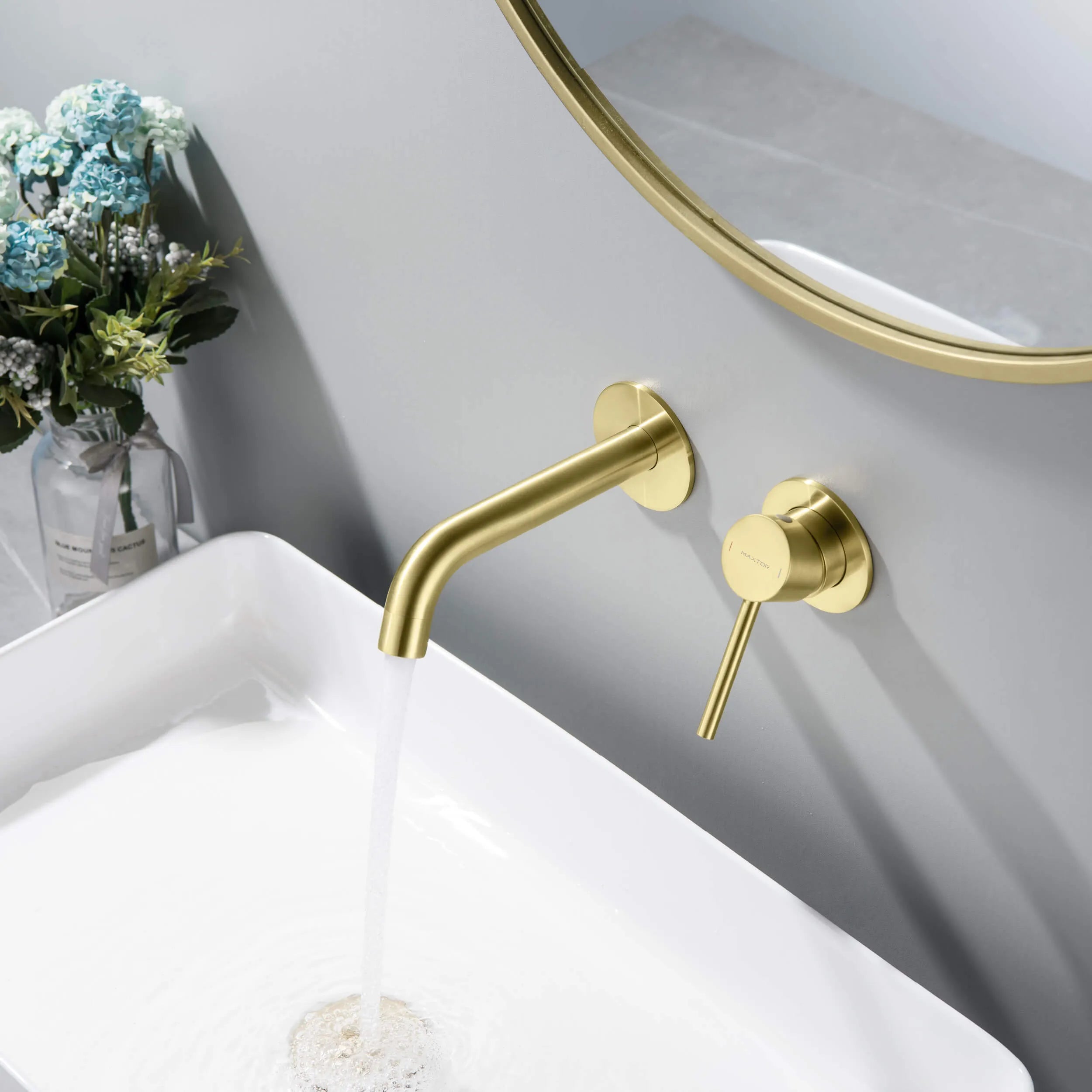 Circular Wall Concealed Basin Faucet AB002204