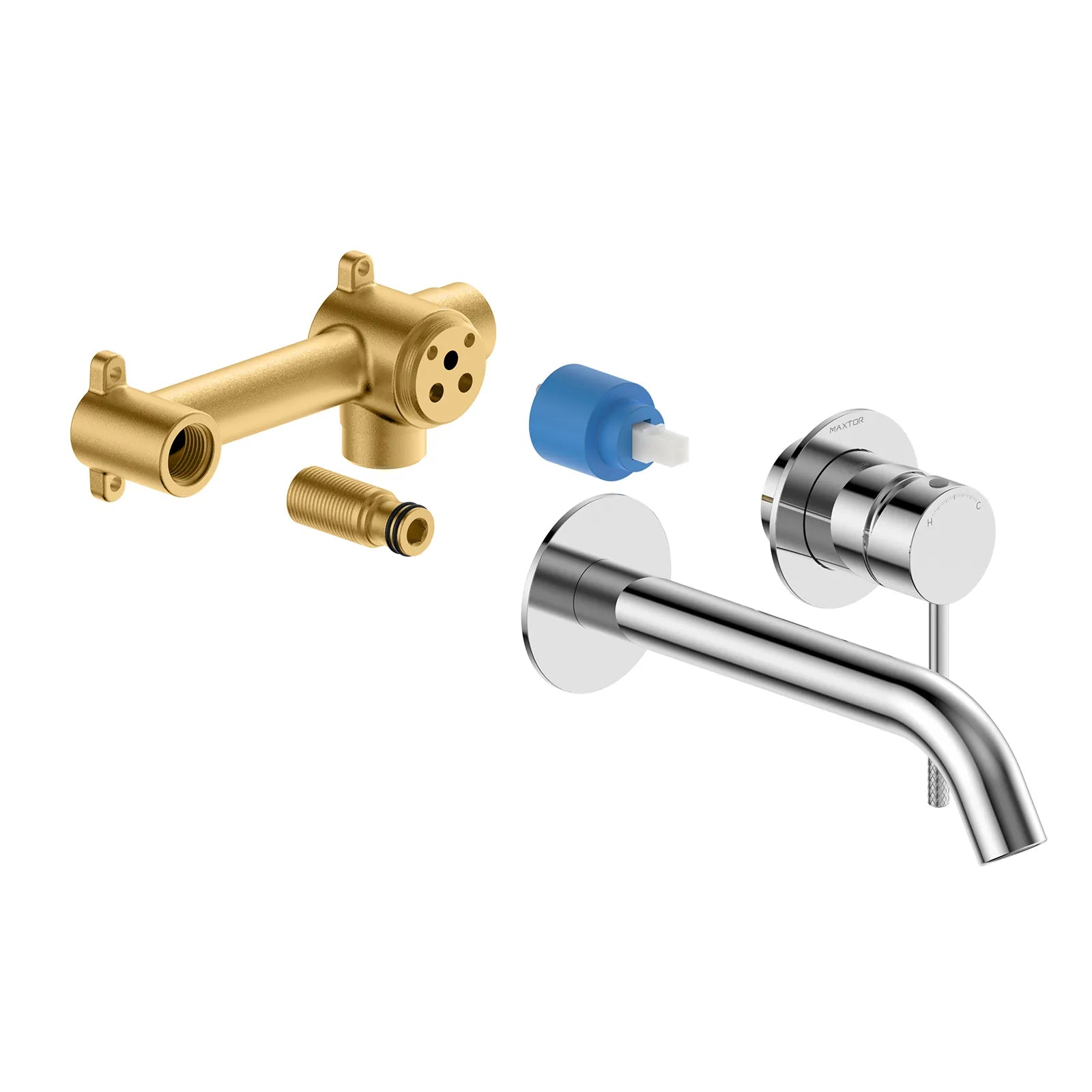 Circular Wall Concealed Basin Faucet AB002204