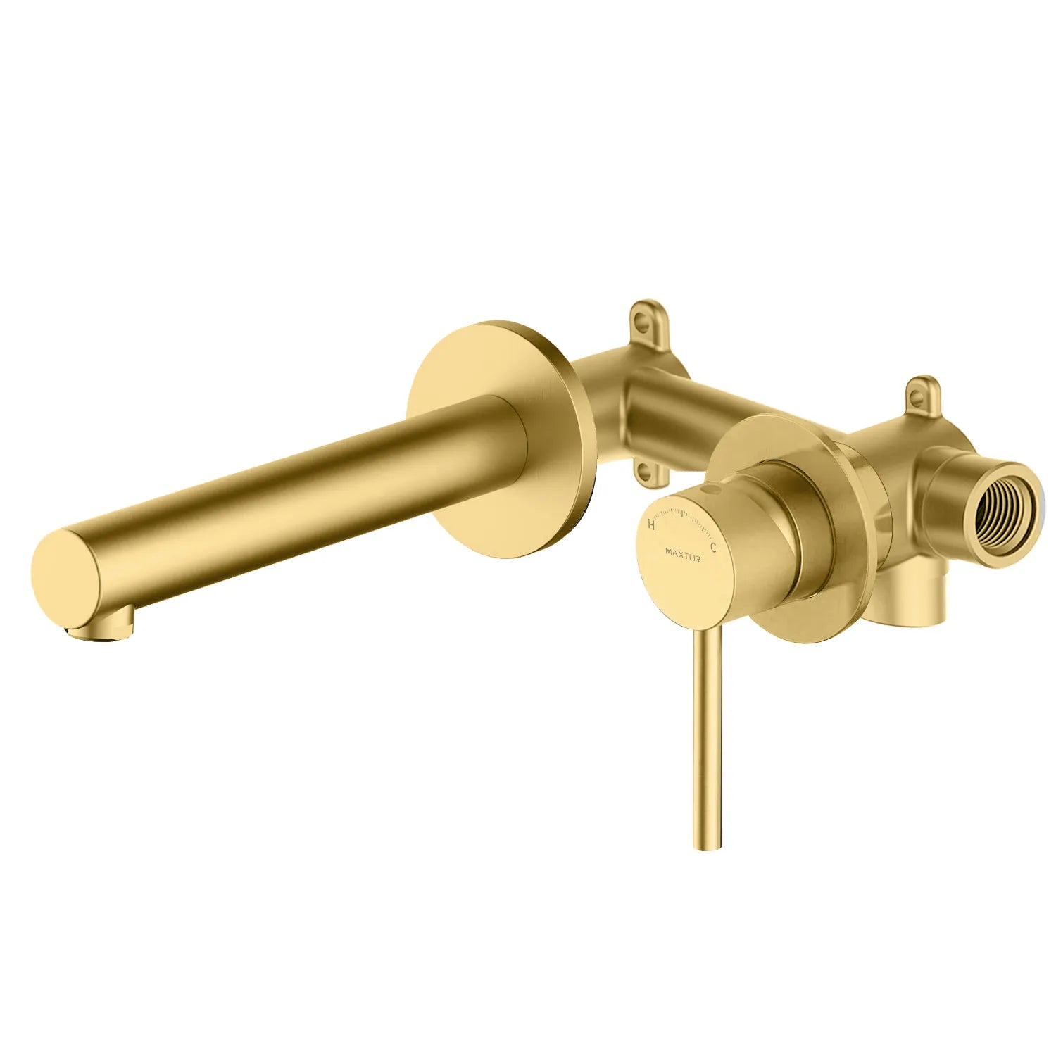 Erie Circular Wall Mounted Bathroom Basin Faucet,bathroom Sink Faucet-AB002005 Brushed Gold