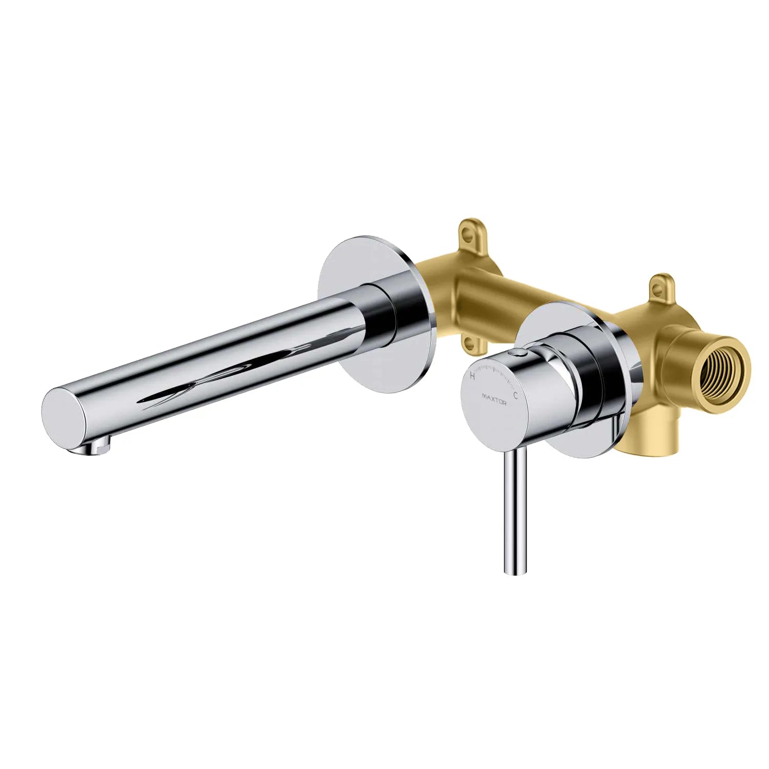 Erie Circular Wall Mounted Bathroom Basin Faucet,bathroom Sink Faucet-AB002005 Chrome