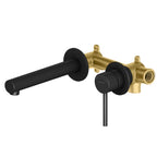 Erie Circular Wall Mounted Bathroom Basin Faucet,bathroom Sink Faucet-AB002005 Matte Black