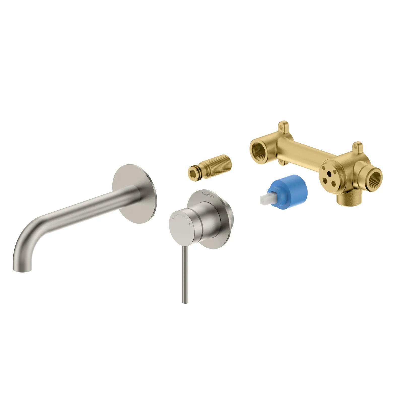 MAXTOR Wall Mounted Bathroom Basin Faucet, Vanity Vessel Faucet-AB002006