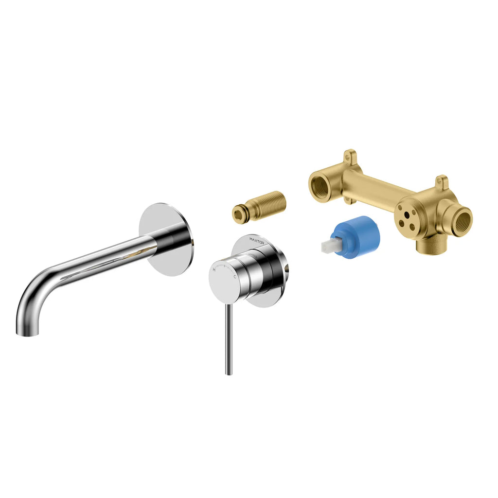 MAXTOR Wall Mounted Bathroom Basin Faucet, Vanity Vessel Faucet-AB002006