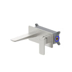 Wall Mounted Bathroom Basin Faucet – Single Handle Concealed Basin Mixer – AB002007 Brushed Nickel