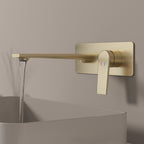 MAXTOR Wall-Mount Bathroom Vanity Basin Faucet – Single Handle Solid Brass Vessel Mixer-AB001064