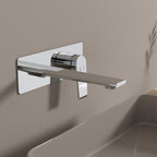 MAXTOR Wall-Mount Bathroom Vanity Basin Faucet – Single Handle Solid Brass Vessel Mixer-AB001064