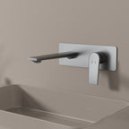 MAXTOR Wall-Mount Bathroom Vanity Basin Faucet – Single Handle Solid Brass Vessel Mixer-AB001064