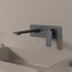 MAXTOR Wall-Mount Bathroom Vanity Basin Faucet – Single Handle Solid Brass Vessel Mixer-AB001064