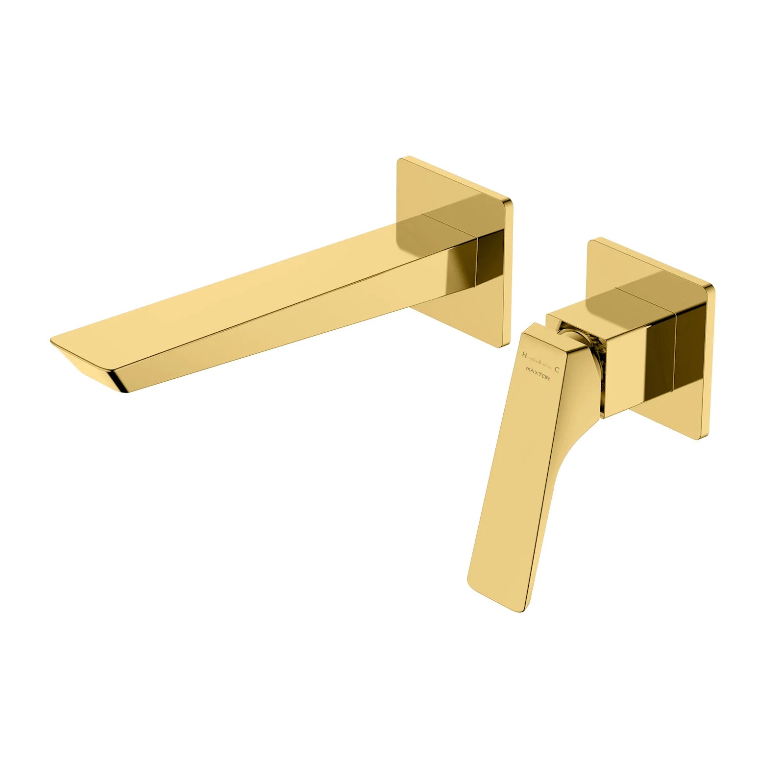 Aurora Wall-Mount bathroom Faucet-AB002068 Brushed Gold