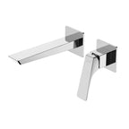Aurora Wall-Mount bathroom Faucet-AB002068 Brushed Nickel