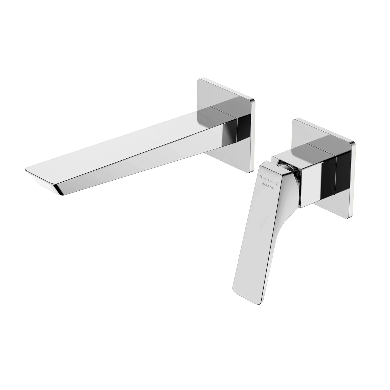 Aurora Wall-Mount bathroom Faucet-AB002068 Brushed Nickel