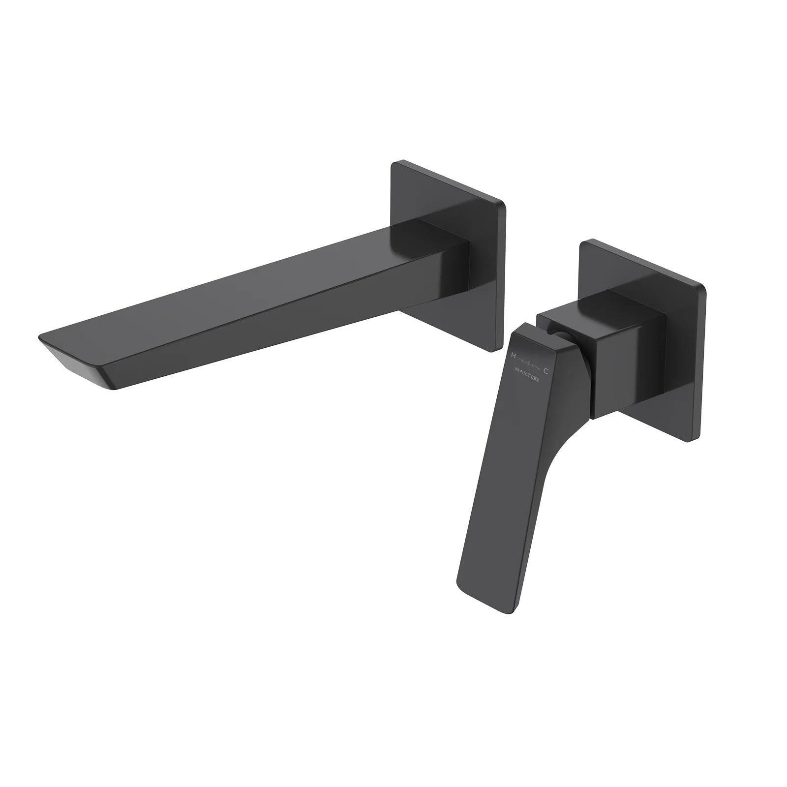 Aurora Wall-Mount bathroom Faucet-AB002068 Matte Black