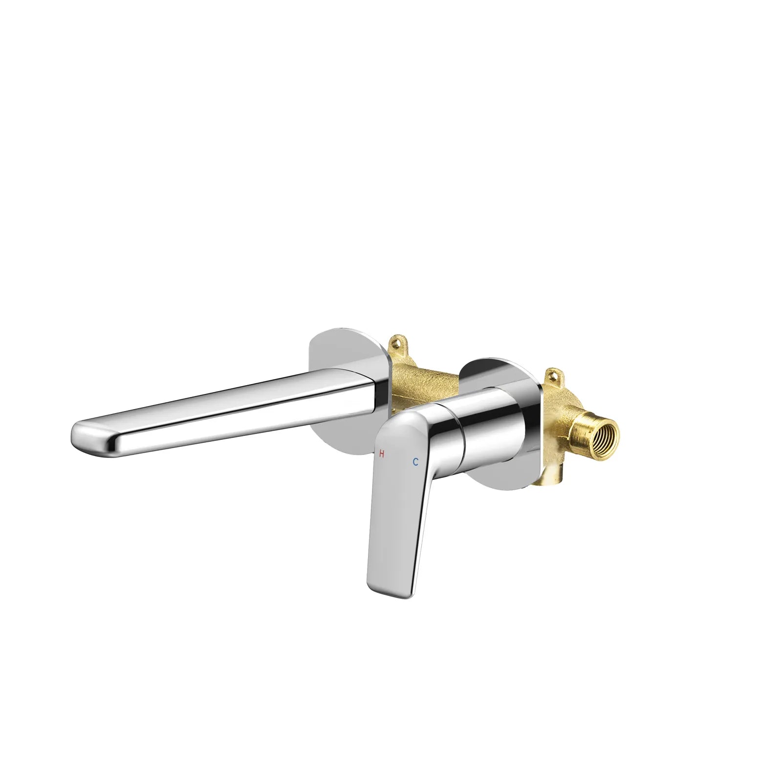 Kris Wall Mount Bathroom Basin Faucet AB002070 Chrome