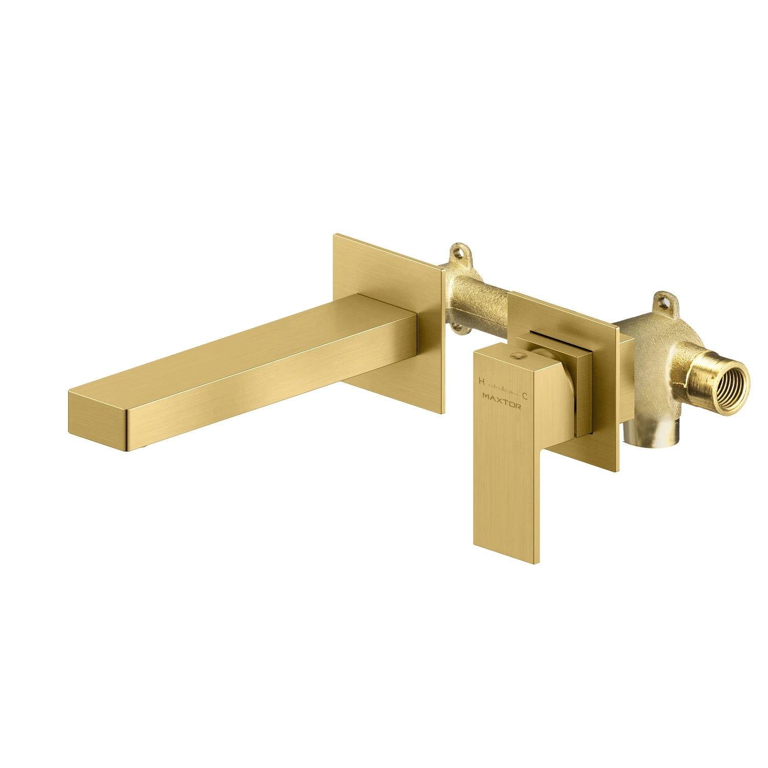 Wall-Mounted Solid brass wall faucet, Basin Faucet – Square Design AB002100