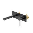 Maxtor Wall Mounted Basin Faucet – Solid Brass | CITEC Cartridge | Neoperl Aerator-AB002105 Matte Black