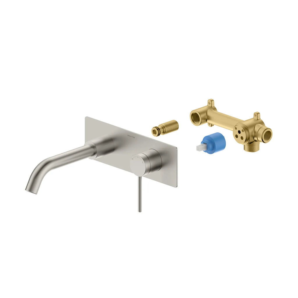 Wall Mounted Basin Faucet – Solid Brass Concealed Vanity Mixer-AB002106