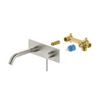 Wall Mounted Basin Faucet – Solid Brass Concealed Vanity Mixer-AB002106