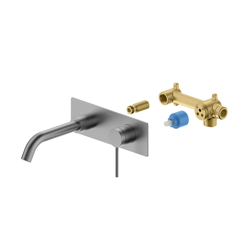 Wall Mounted Basin Faucet – Solid Brass Concealed Vanity Mixer-AB002106