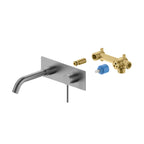 Wall Mounted Basin Faucet – Solid Brass Concealed Vanity Mixer-AB002106