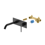 Wall Mounted Basin Faucet – Solid Brass Concealed Vanity Mixer-AB002106