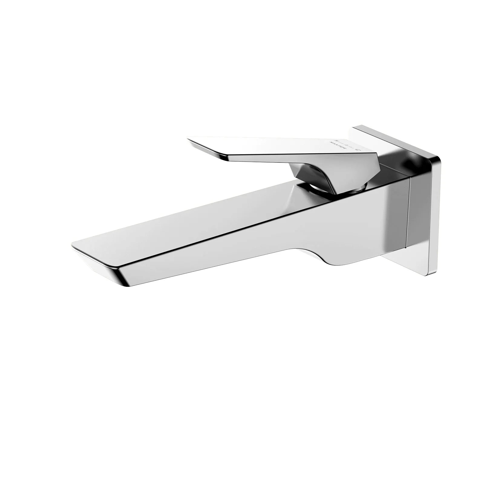 Aurora Wall Mounted Bathroom Basin Faucet AB002168 Brushed Nickel