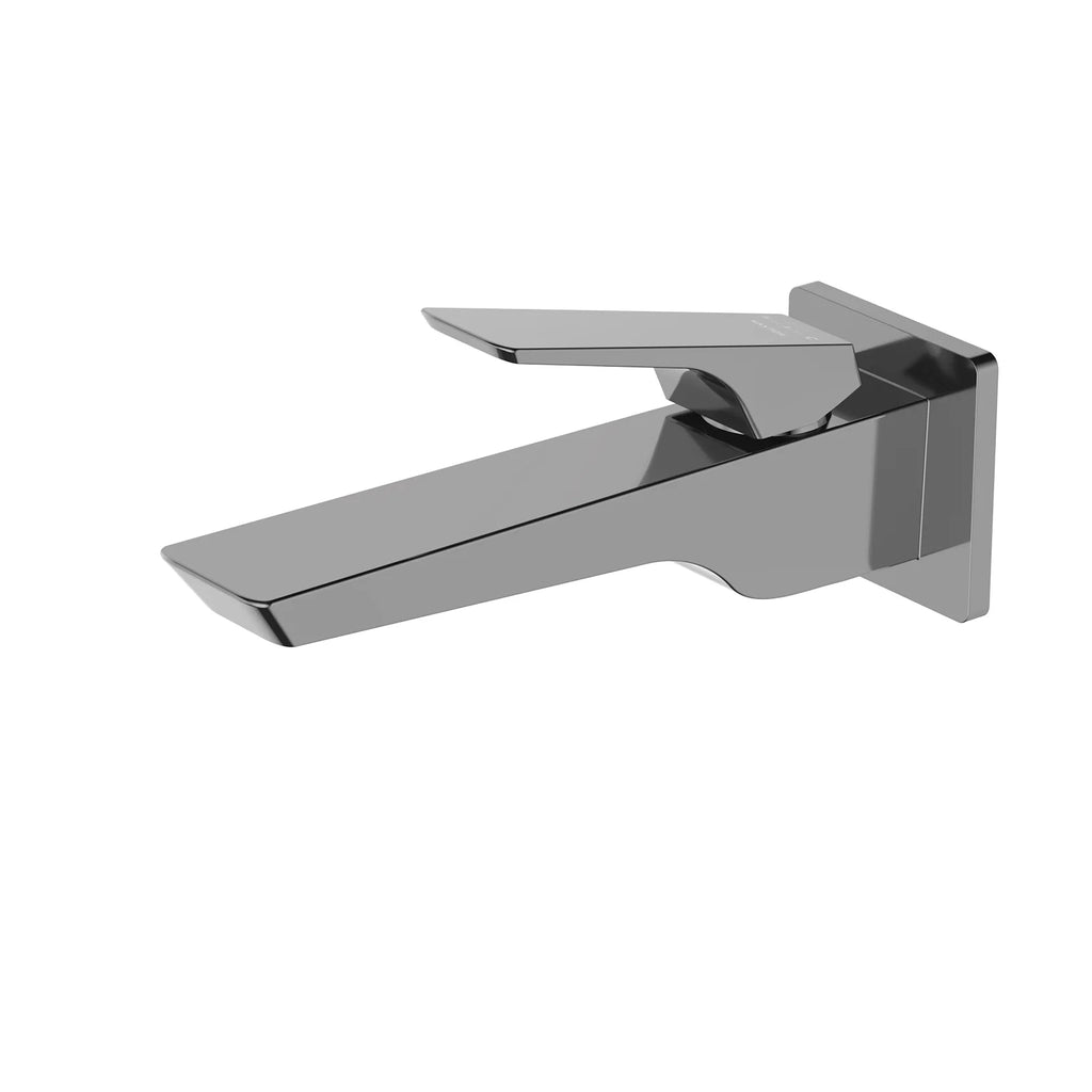 Aurora Wall Mounted Bathroom Basin Faucet AB002168 Brushed Gun Metal