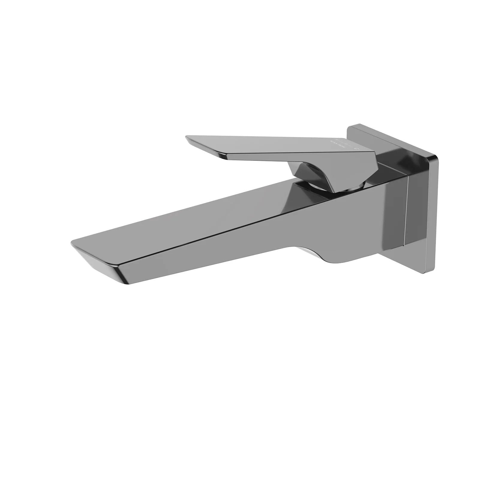Aurora Wall Mounted Bathroom Basin Faucet AB002168 Brushed Gun Metal