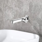 MAXTOR 1-Piece Wall Mounted Bathroom Basin Faucet with Loop Handle-AB002169
