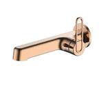 MAXTOR 1-Piece Wall Mounted Bathroom Basin Faucet with Loop Handle-AB002169 Rose Gold