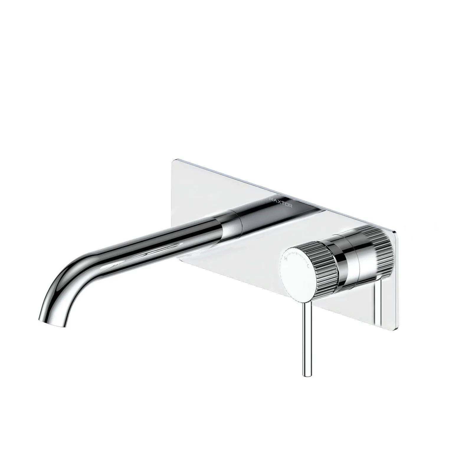 X-Circular Wall Mounted Bathroom Basin Faucet – Single Handle with Rough-In Box – AB002431 Chrome