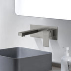 Square design wall mount basin faucet with box AB003000