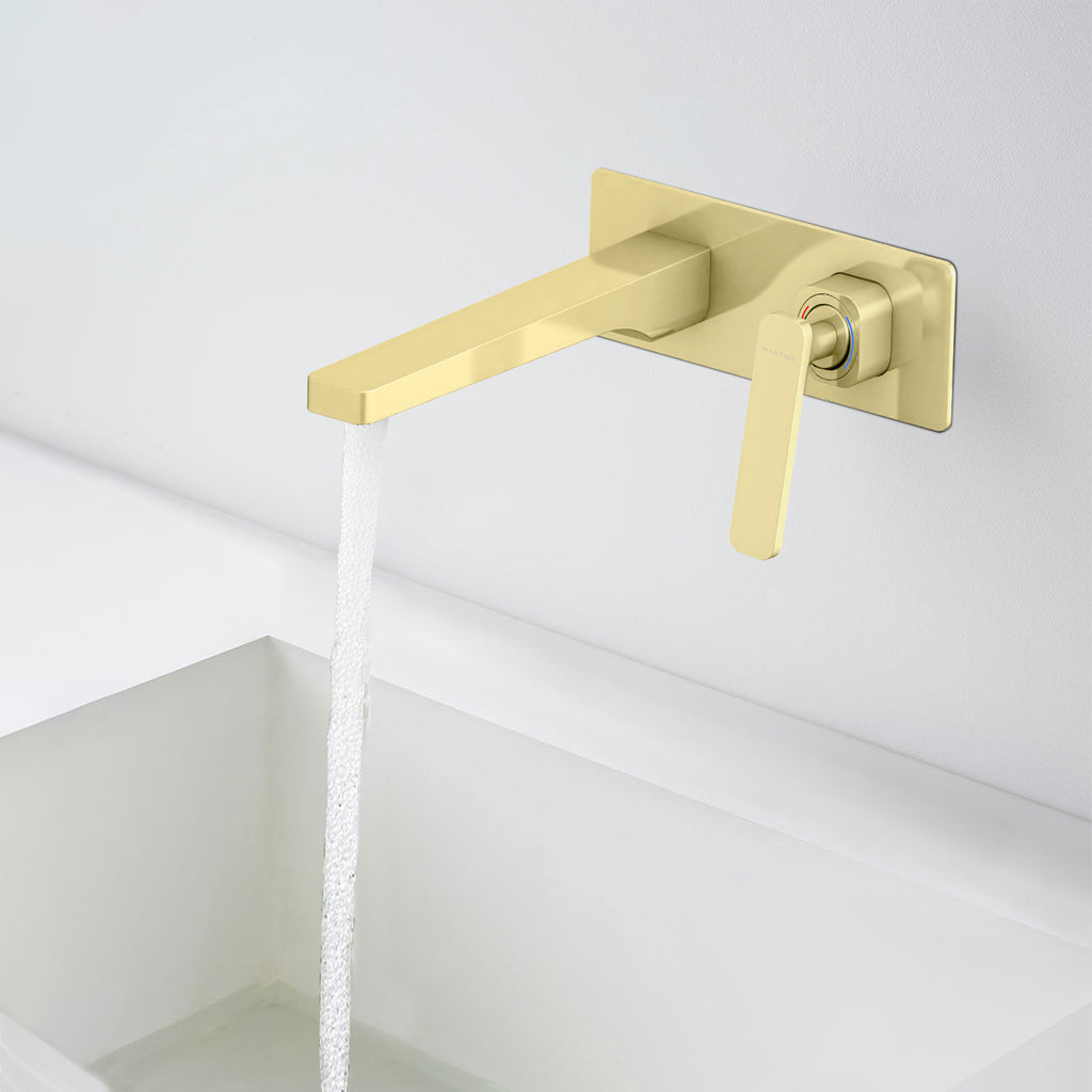 Wall Mounted Bathroom Basin Faucet with Rough-in Valve-AB003001