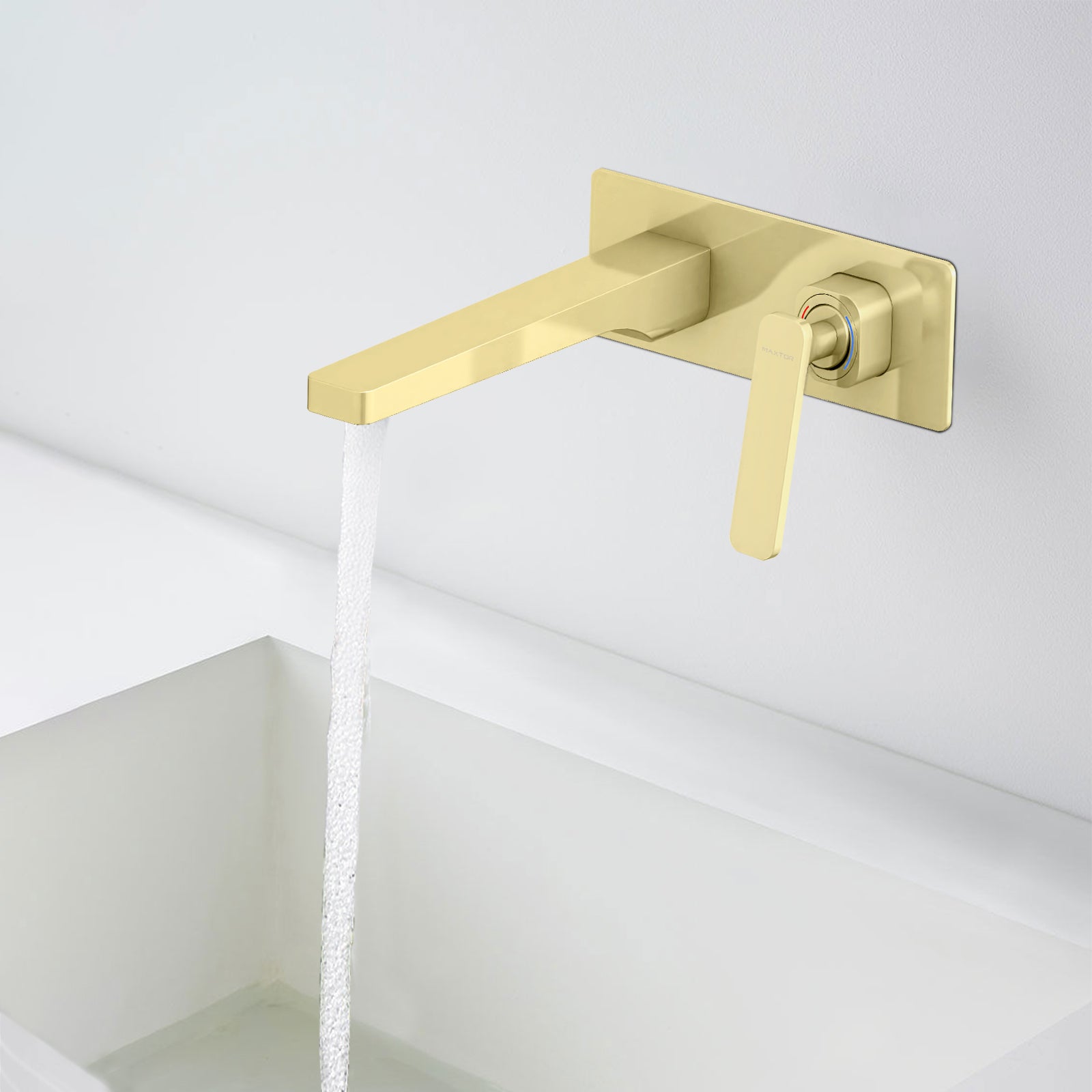 Wall Mounted Bathroom Basin Faucet with Rough-in Valve-AB003001