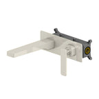 Wall Mounted Bathroom Basin Faucet with Rough-in Valve-AB003001 Brushed Nickel