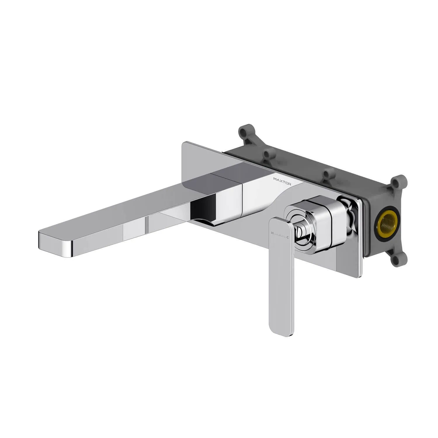 Wall Mounted Bathroom Basin Faucet with Rough-in Valve-AB003001 Chrome