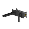 Wall Mounted Bathroom Basin Faucet with Rough-in Valve-AB003001 Matte Black