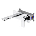 Nile Wall Mounted Brass Basin Faucet-Bathroom vanity basin mixer-AB003003 Chrome