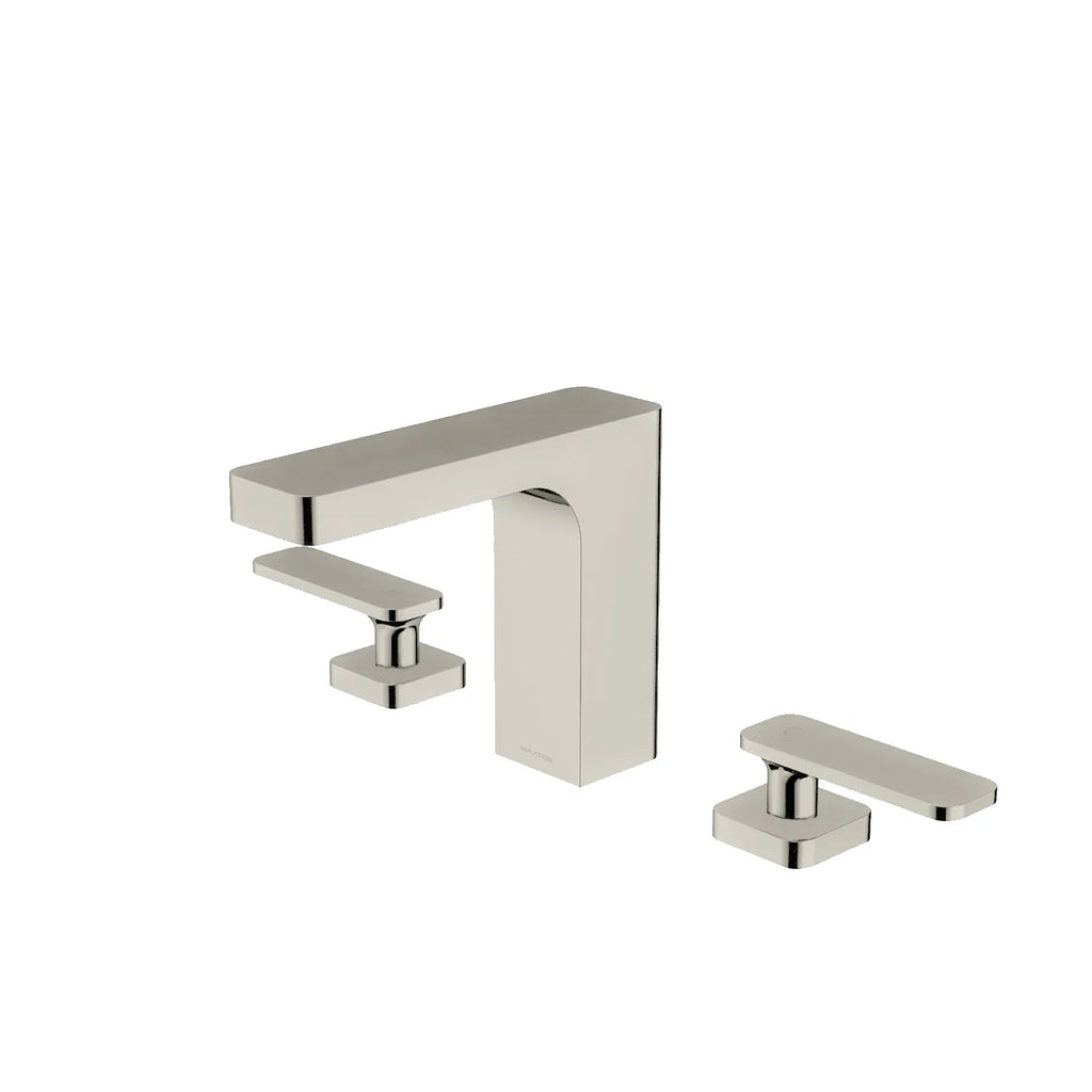 Rihine Widespread Bathroom Faucet-3 Hole Basin Mixer-AB004001 Brushed Nickel