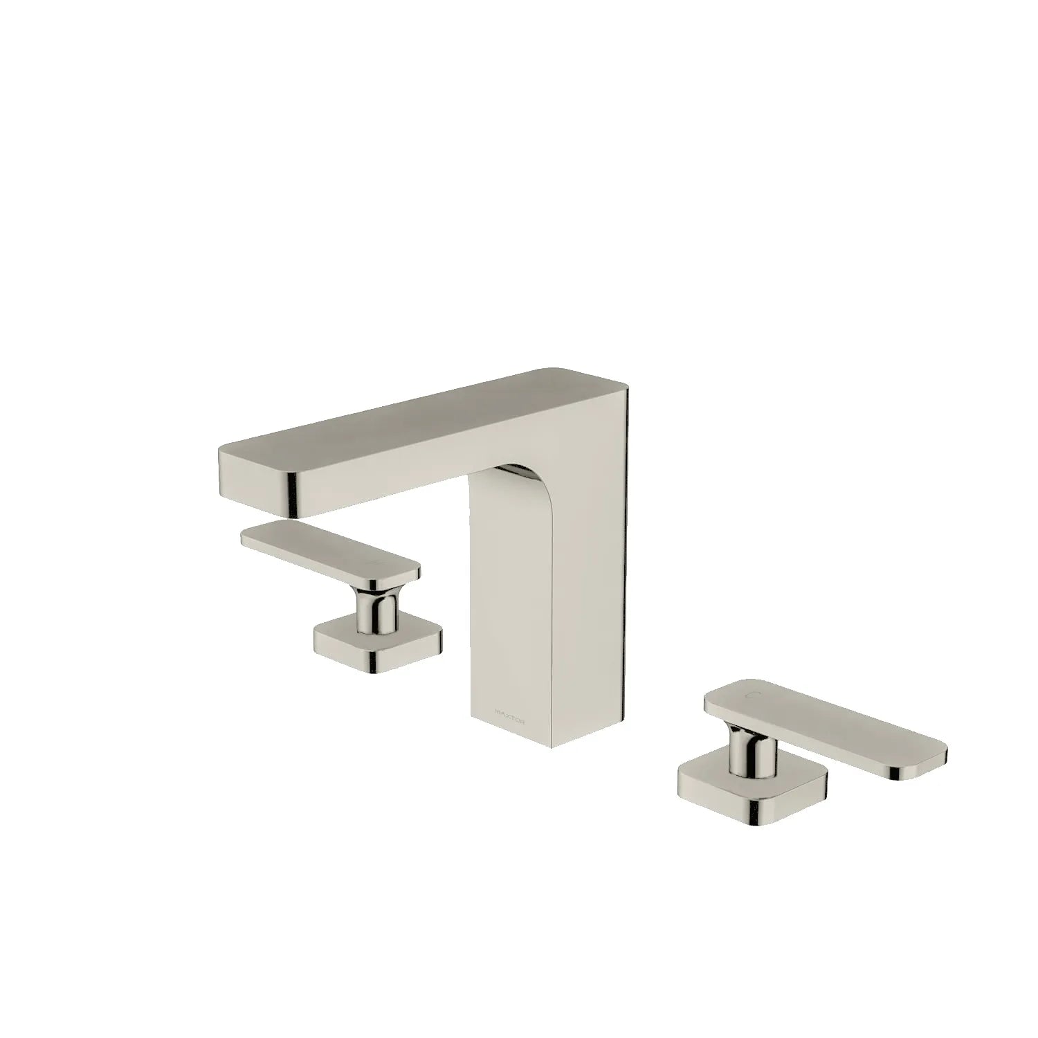 Rihine Widespread Bathroom Faucet-3 Hole Basin Mixer-AB004001 Brushed Nickel