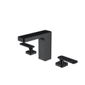 Rihine Widespread Bathroom Faucet-3 Hole Basin Mixer-AB004001 Matte Black