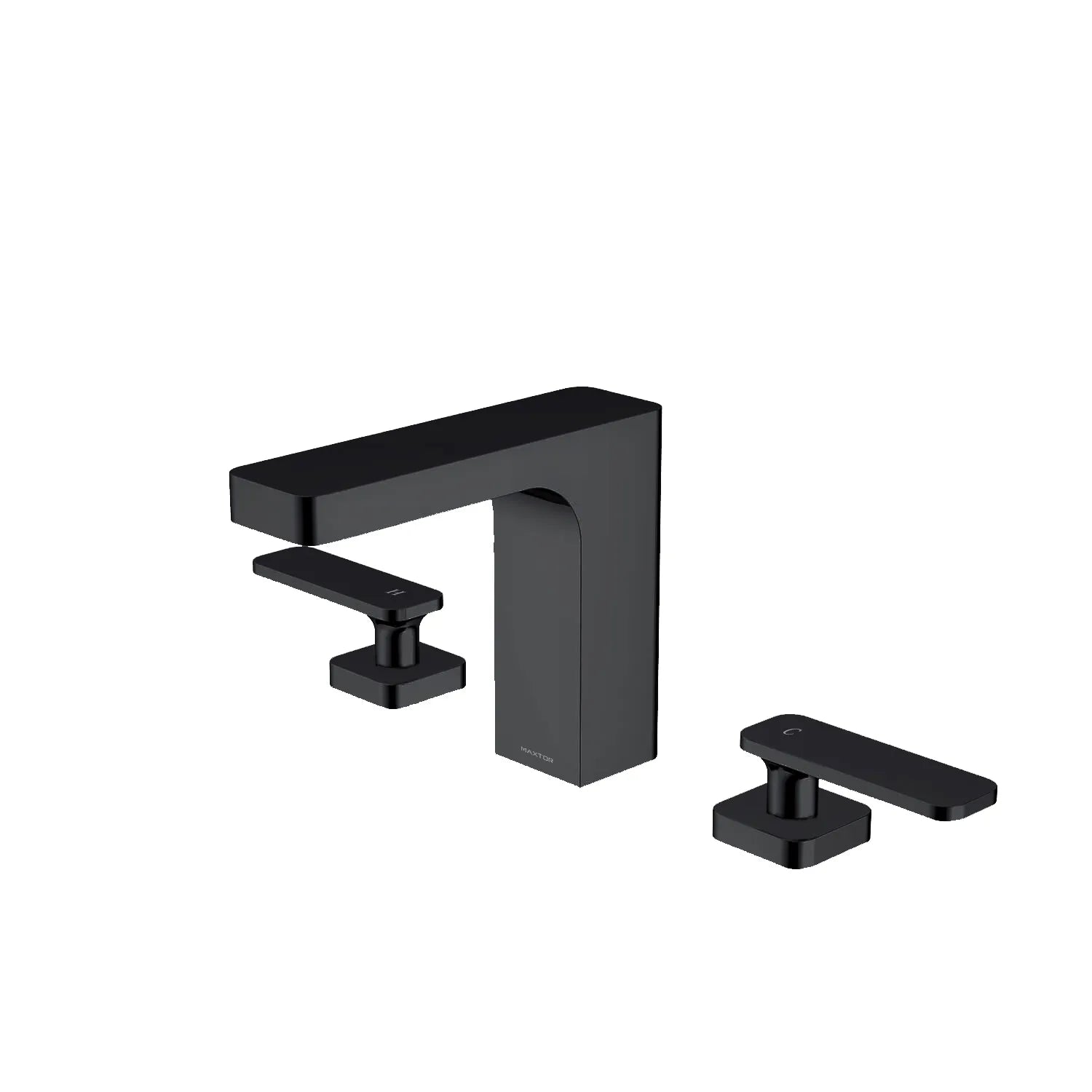 Rihine Widespread Bathroom Faucet-3 Hole Basin Mixer-AB004001 Matte Black