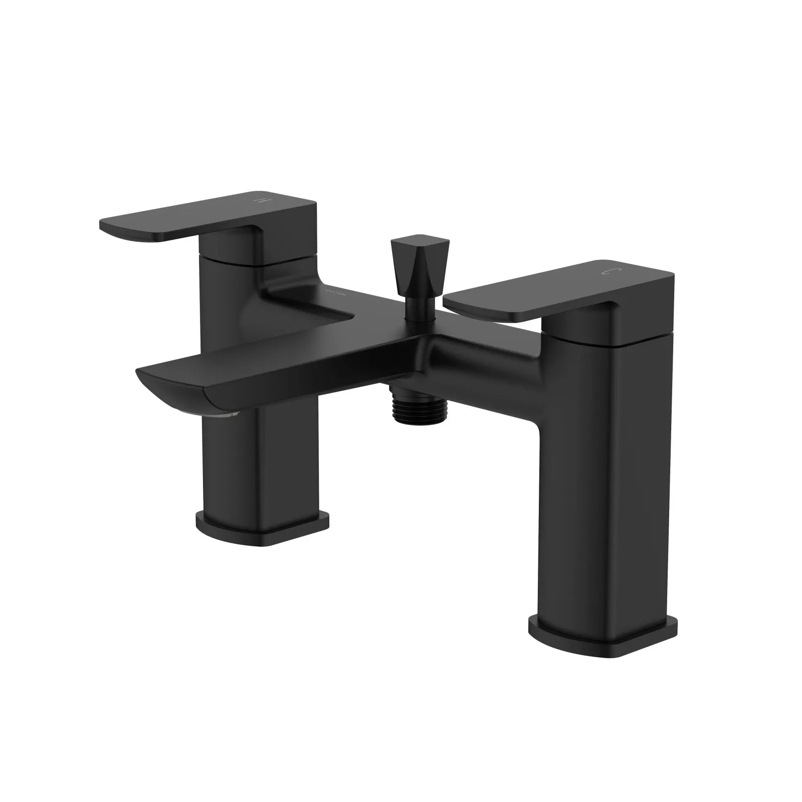 2 Handle Deck Mounted Bathtub Filler – Solid Brass Bath Tap with Diverter – AB004007 Matte Black