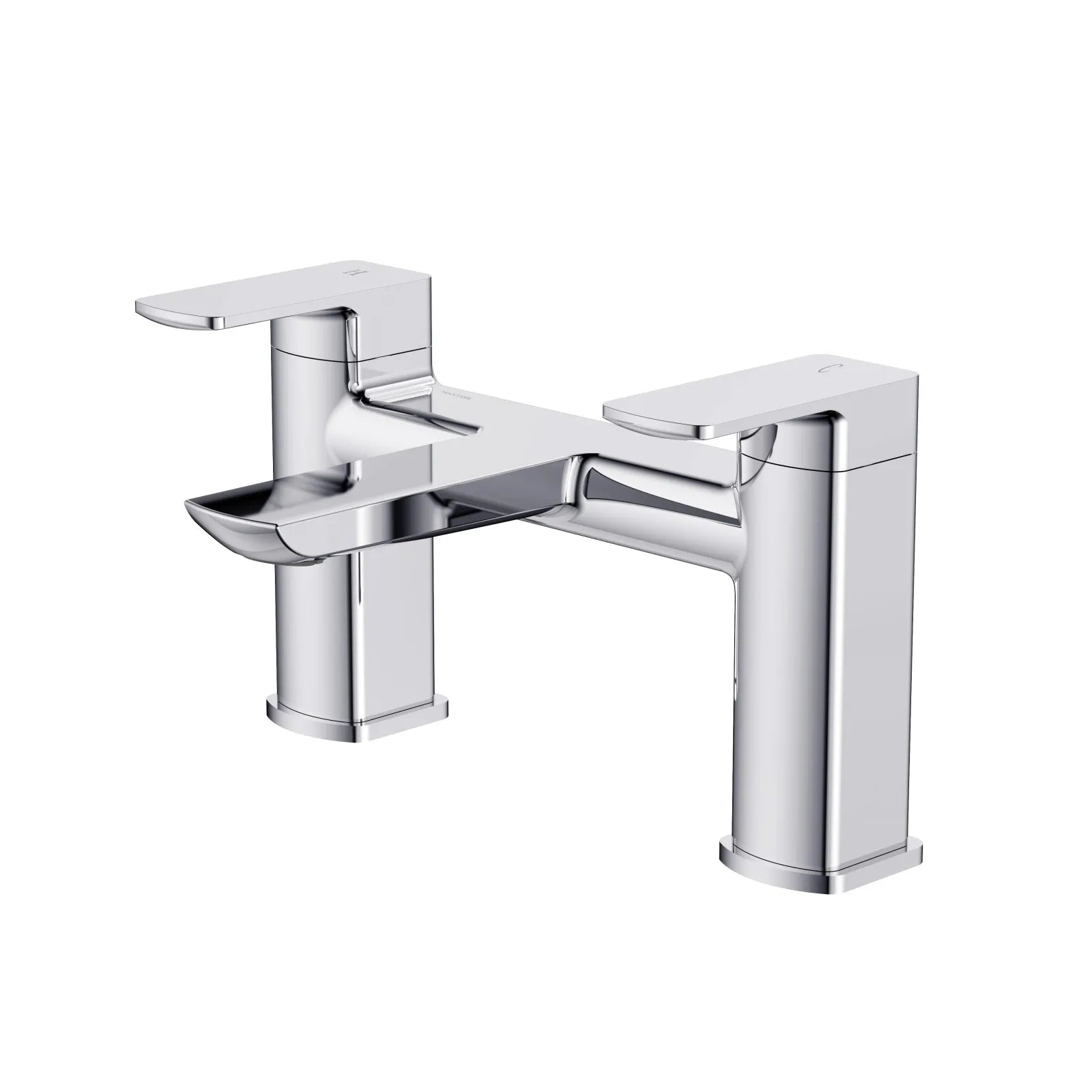 2 Handle Deck Mounted Bathtub Filler – Solid Brass Bath Mixer Tap – AB004107 Chrome