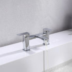2 Handle Deck Mounted Bathtub Filler – Solid Brass Bath Mixer Tap – AB004107