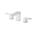 Widespread Lavatory Faucet with Square Spout, 3 holes basin faucet AB005000