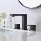 Widespread Lavatory Faucet with Square Spout, 3 holes basin faucet AB005000