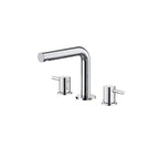 Erie Two Handles Short Basin Faucet, Widespread Bathroom Faucets | Widespread Sink Faucets-AB005005