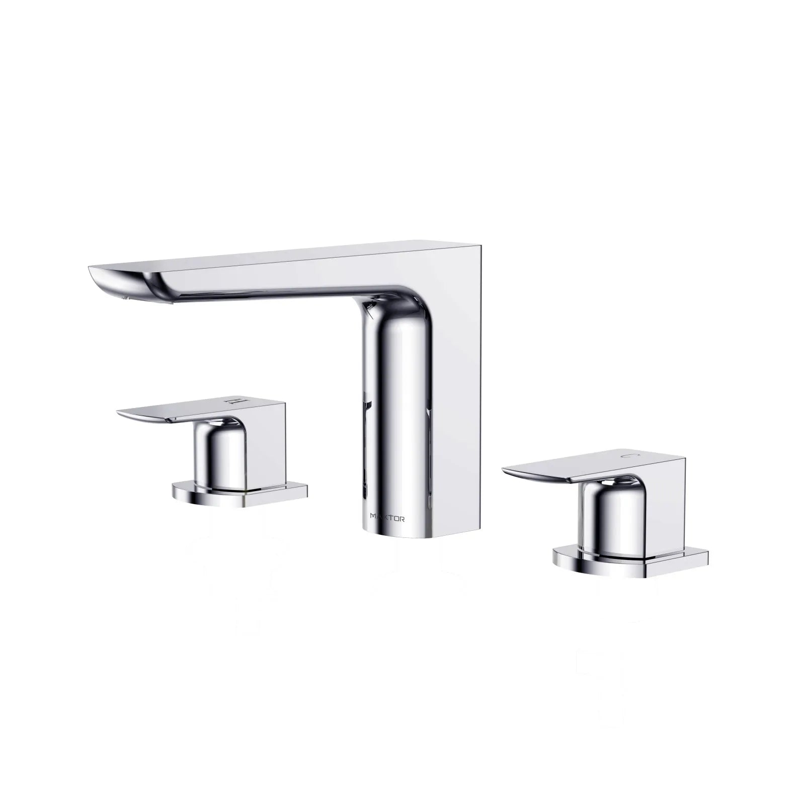 3 Hole Widespread Bathroom Basin Faucet – Solid Brass Deck Mount Mixer Tap – AB005007
